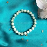 Green Kynite High quality round bead bracelet 8mm